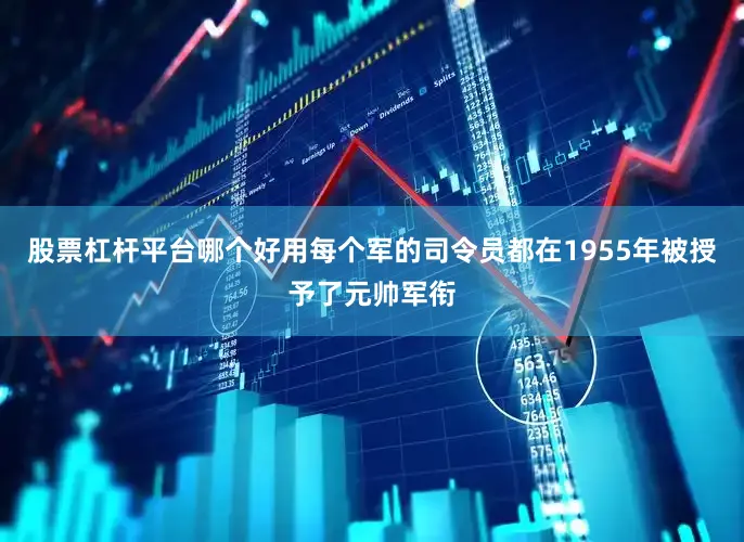 股票杠杆平台哪个好用每个军的司令员都在1955年被授予了元帅军衔